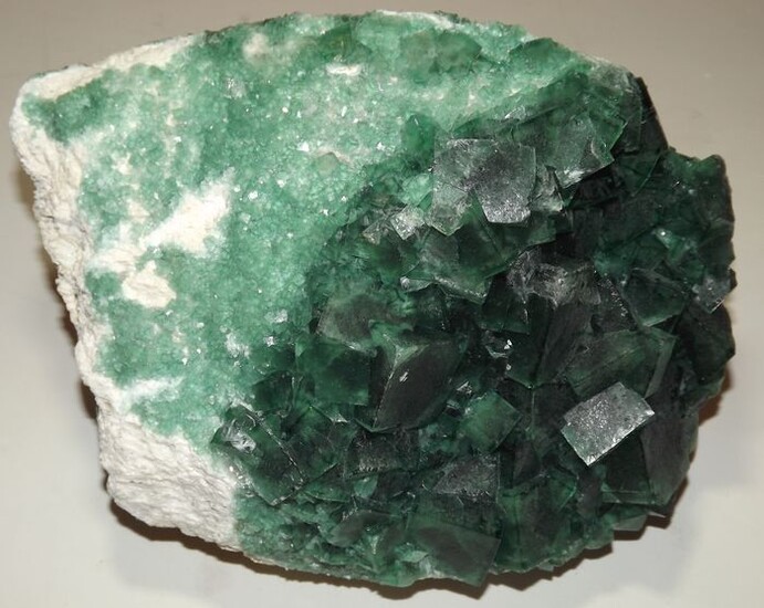 Fluorite Crystal on matrix - 18×21×28 cm - 12 kg - (1)