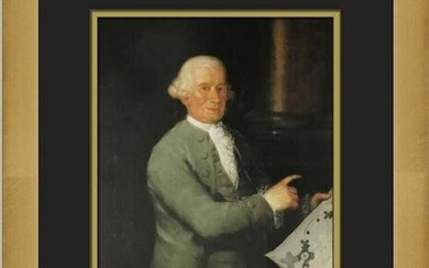 Francisco De Goya The Architect Ventura Rodriguez Custom Framed Print
