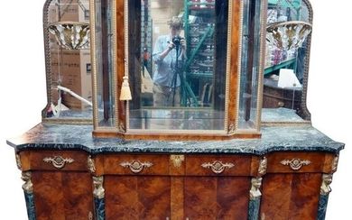 French Marble Top And Ormolu Mounted Server