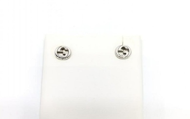 GUCCI Interlocking G Silver Earrings 356289-J8400-8106 Gucci