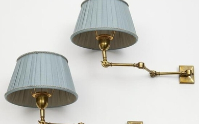 Galerie des Lampes, (2) articulated wall sconces