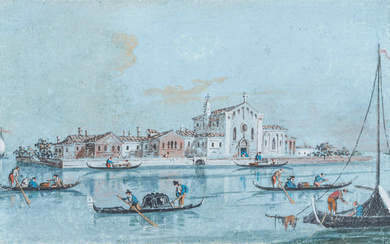 Giacomo Guardi | View of the Island of Sant'Elena in Venice