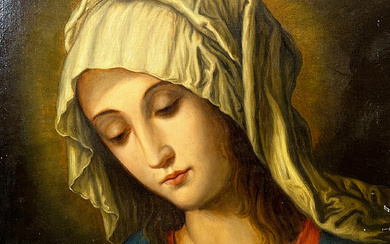 Giovanni Battista SALVI known as SASSOFERRATO (1609 - 1685) Copy after. Praying Madonna.