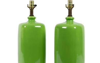 Green Porcelain Lamps