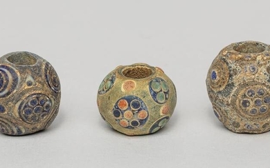 Group Antique Roman Type Dragon-fly Eye Beads