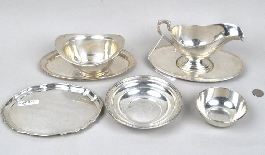 Group Seven Small Sterling Serving Items