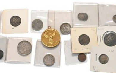 Group of Foreign Coins Copper and Silver