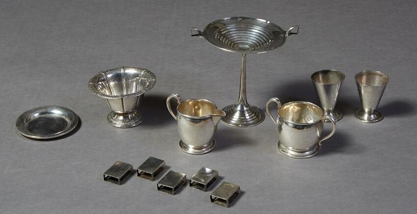 Group of Twelve Pieces of Miscellaneous Sterling