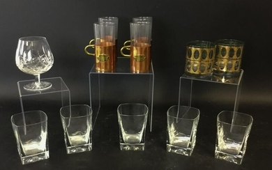 Grouping of Glass Drinkware