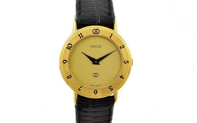 Gucci 3000L Gold Plated Ladies Quartz Watch