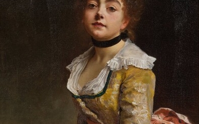 Gustave Jean Jacquet Portrait of an Artist