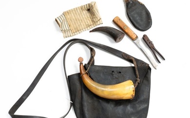 HUNTING BAG WITH ACCOUTREMENTS.