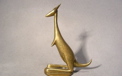 Hagenauer - Viennese Bronze Art Deco Figurine of a Kangaroo