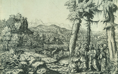 Hans Sebald Lautensack 1524 Bamberg – Wien 1565 A Landscape with a Castle