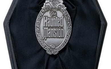 Haunted Mansion 30th Anniversary Pin in Coffin Box.