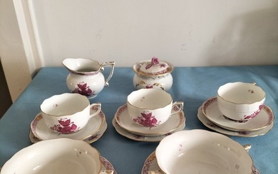 Herend - Tea cup set (16) - Apponyi - Porcelain