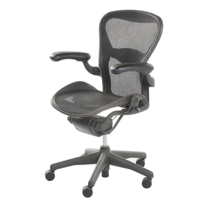 Herman Miller "Aeron" Adjustable Black Office Desk Chair, 2000