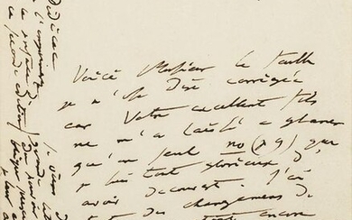 Humboldt, Alexander von Eigenhändiger Brief mit