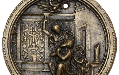 Italy, Galeazzo Mondella, called Moderno (1467–1528), bronze Plaquette, late 15th - early...