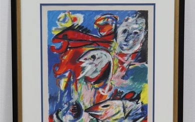 Jan Cobbaert (1909-1995), gesign. r.o. en 07, abstracte voorstelling met...