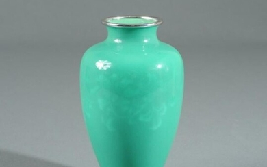 Japanese Wireless Cloisonne Vase