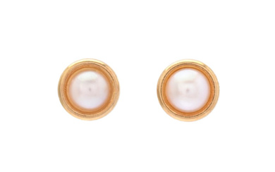 Jewellery Pearl earrings H STERN, pearl earrings, 18K gold, cultur...