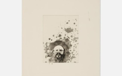 Jim Dine, Self-Portrait Head (third state)