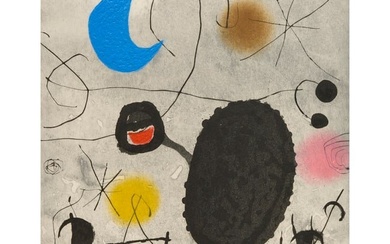 Joan Miro, signed etching, 1967