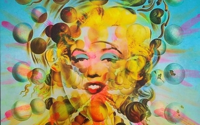Joaquim Falco (1958) - Marilyn on Dalí Universe. Fluor painting