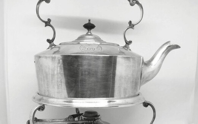 Kettle on stand and burner - .925 silver - James Dixon & Sons, Sheffield- England - 1916