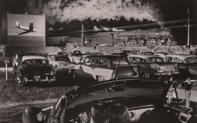 LINK, O. WINSTON (1914-2001) [Hot Shot Eastbound, Iaeger Drive-in, Iaeger, West Virginia