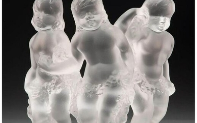 Lalique Frosted Glass Luxembourg Sculpture