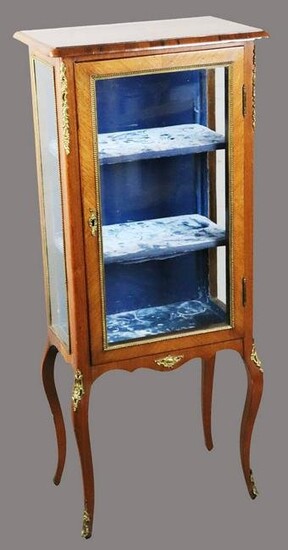 Late 19thC French Diminutive Curio Cabinet