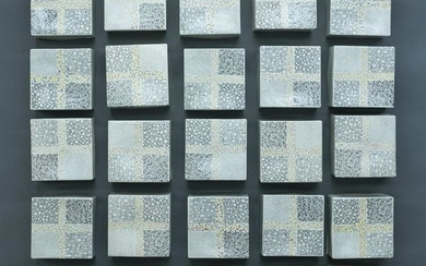 Libby Ware, "Continuum", ceramic cubes, 2006.