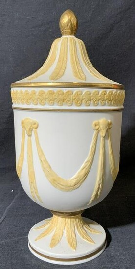 Lidded Vessel in the Style of Wedgwood