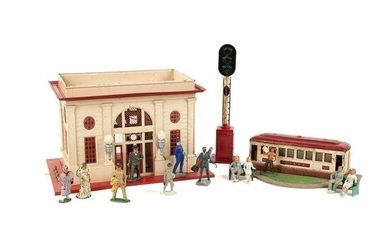 Lionel #115 City Station, #442 Diner, #99 Signal Switch