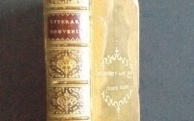 Literary Souvenir, Poetry Romance 1st Ed 1828 illustr.