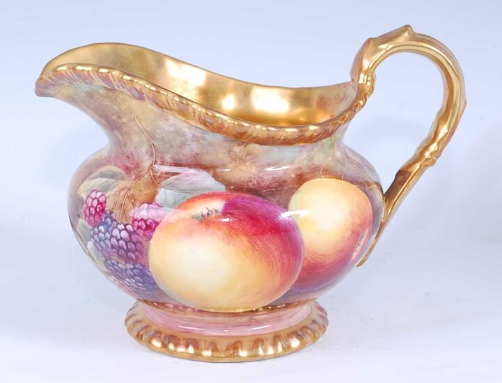 A Royal Worcester porcelain cream jug