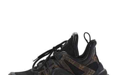 Louis Vuitton Calfskin Monogram LV Archlight Sneakers 36 Black