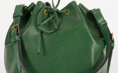 Louis Vuitton Green Epi, Model 'Petit Noe', skuldertaske