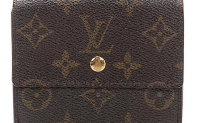 Louis Vuitton Portefeuille Elise in Monogram Canvas and Leather