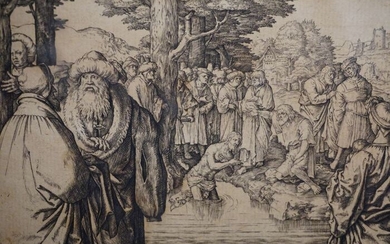 Lucas Van Leyden (1494-1533) - Le Baptême du Christ