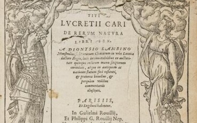 Lucretius Carus (Titus) De rerum natura libri sex