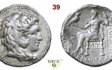 MACEDONIA FILIPPO III (323-317 a.C.) Tetradramma Babilonia D/ Testa di...