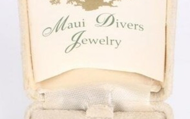 MAUI DIVERS 14K GOLD SOUTH SEA PEARL EARRINGS