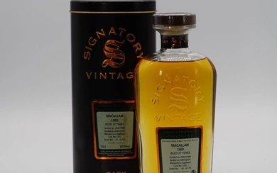 Macallan 1989 27 years old Cask Strength Collection - Cask no. 1252 - Signatory Vintage - b. 2016 - 70cl