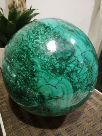 Malachite Sphere - 240×240×240 mm - 19.45 kg