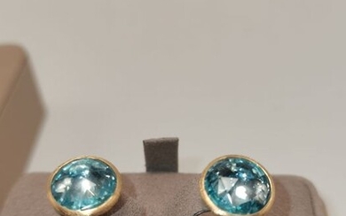 Marco Bicego - 18 kt. Gold, Yellow gold - Earrings - 8.00 ct Topaz