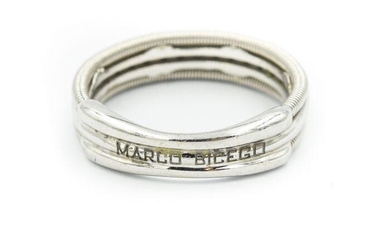 Marco Bicego Contemporary White Gold and Diamond Ring