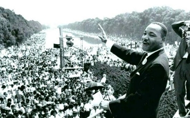 Martin Luther King Washington DC Speech Photo Print